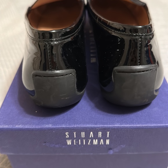 Stuart Weitzman Black Patent Leather Mach Driving Moccasins size 8M - Picture 6 of 13